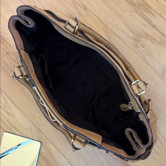 Coach Vintage Hampton Braided Pebbled Leather shoulder Bag tan Y2K Classic - Picture 15 of 16